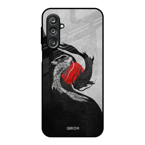 Japanese Art Samsung Galaxy F36 5G Glass Back Cover Online
