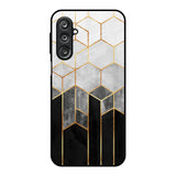 Tricolor Pattern Samsung Galaxy F36 5G Glass Back Cover Online