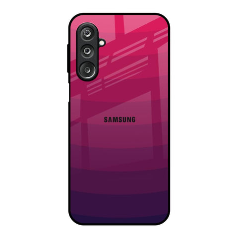 Wavy Pink Pattern Samsung Galaxy F36 5G Glass Back Cover Online