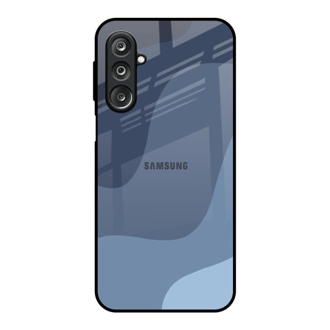 Navy Blue Ombre Samsung Galaxy F36 5G Glass Back Cover Online