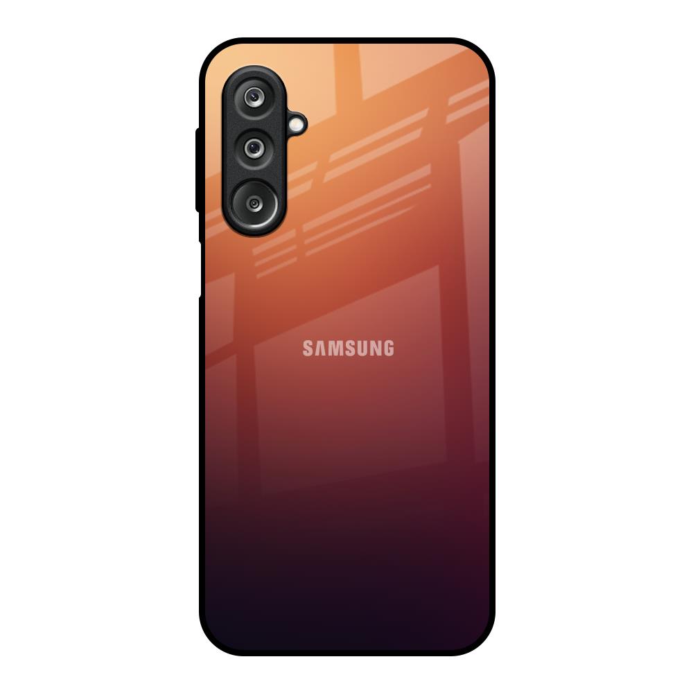 Sunset Background Samsung Galaxy F36 5G Glass Back Cover Online