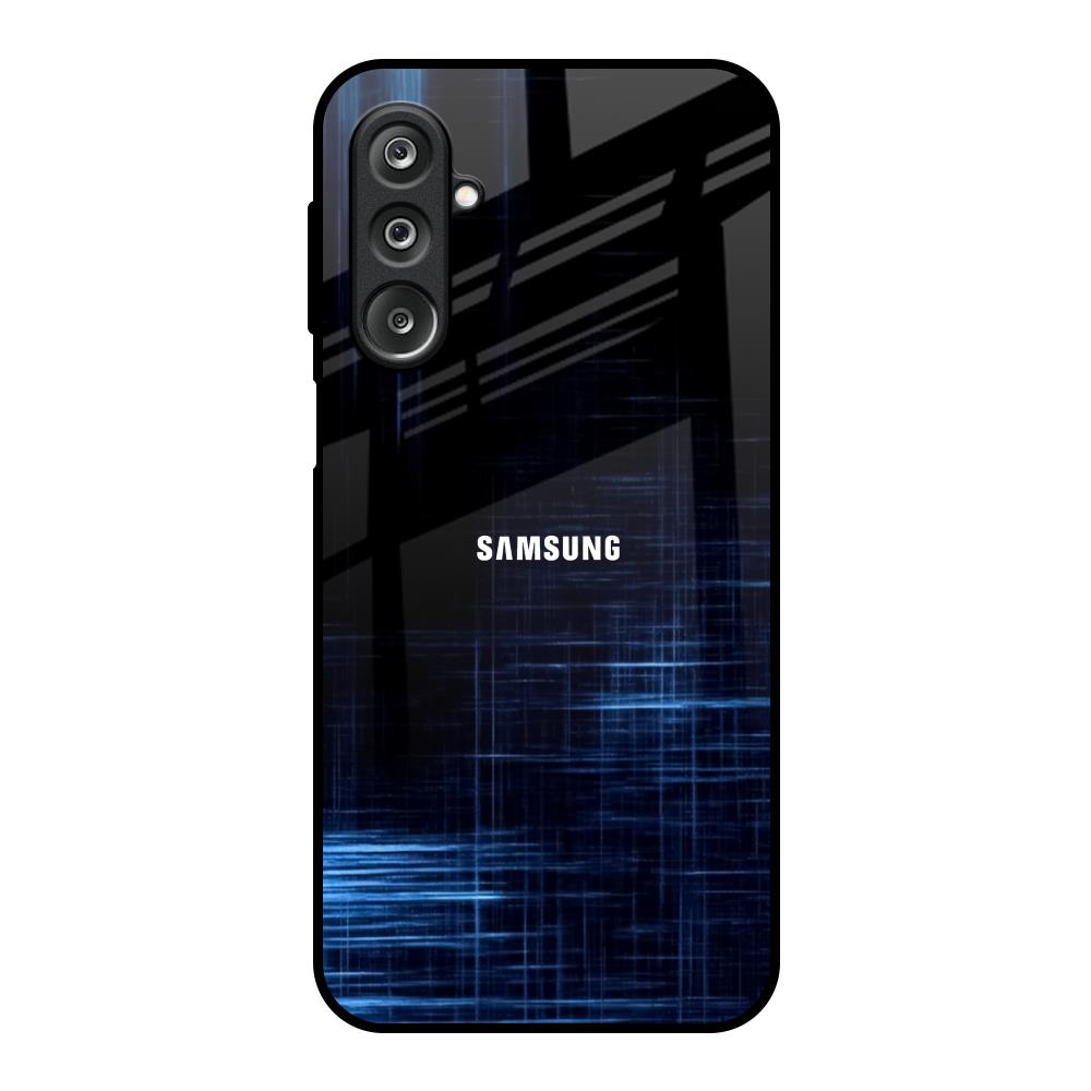 Blue Scratch Samsung Galaxy F36 5G Glass Back Cover Online