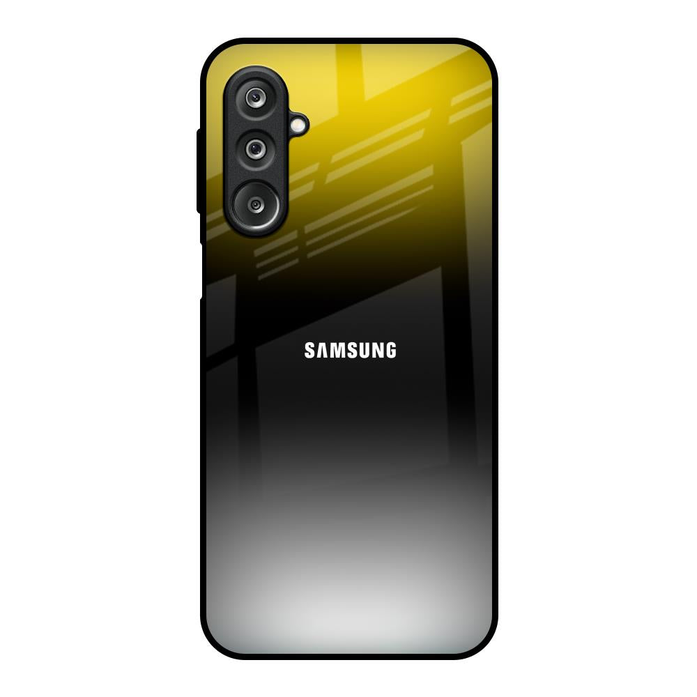 Yellow Shadow Samsung Galaxy F36 5G Glass Back Cover Online