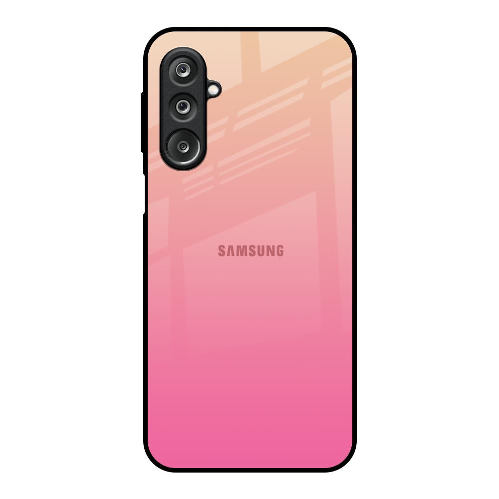Pastel Pink Gradient Samsung Galaxy F36 5G Glass Back Cover Online
