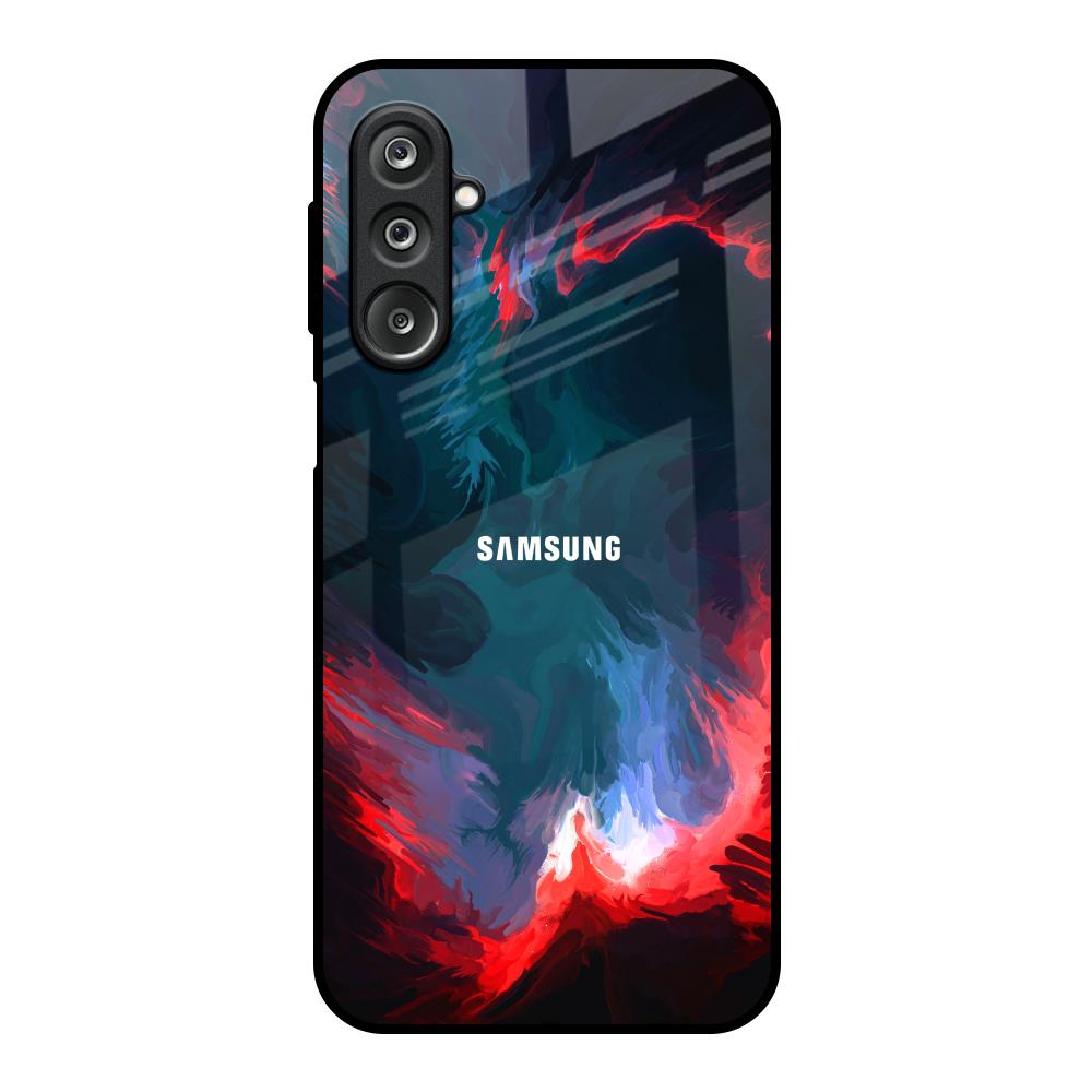 Brush Art Samsung Galaxy F36 5G Glass Back Cover Online