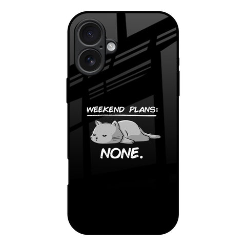 Weekend Plans iPhone 17 Glass Back Cover Online
