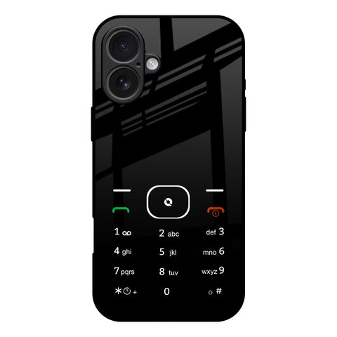 Classic Keypad Pattern iPhone 17 Glass Back Cover Online