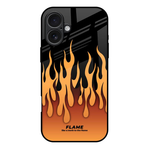 Fire Flame iPhone 17 Glass Back Cover Online
