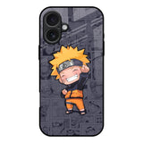 Orange Chubby iPhone 17 Glass Back Cover Online