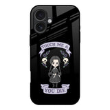 Touch Me & You Die iPhone 17 Glass Back Cover Online