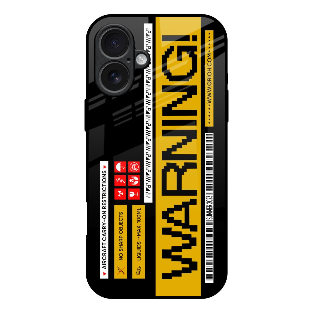 Aircraft Warning iPhone 17 Glass Back Cover Online