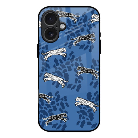 Blue Cheetah iPhone 17 Glass Back Cover Online