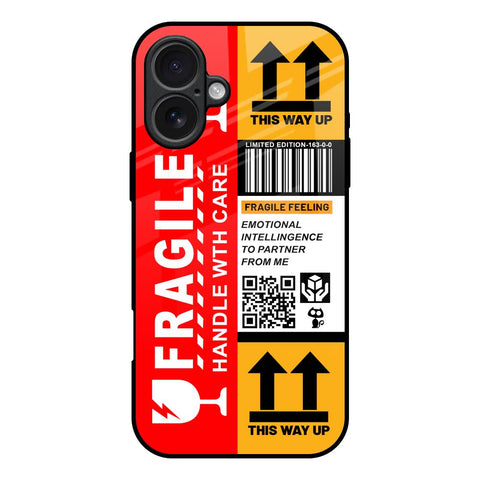 Handle With Care iPhone 17 Glass Back Cover Online