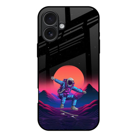 Retro Astronaut iPhone 17 Glass Back Cover Online