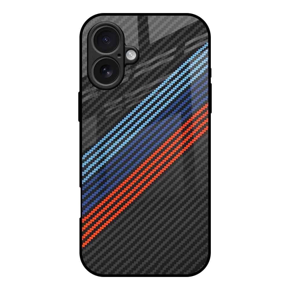 Carbon Inspired iPhone 17 Glass Back Cover Online