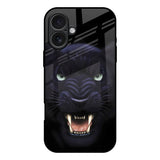 Angry Black Tiger iPhone 17 Glass Back Cover Online