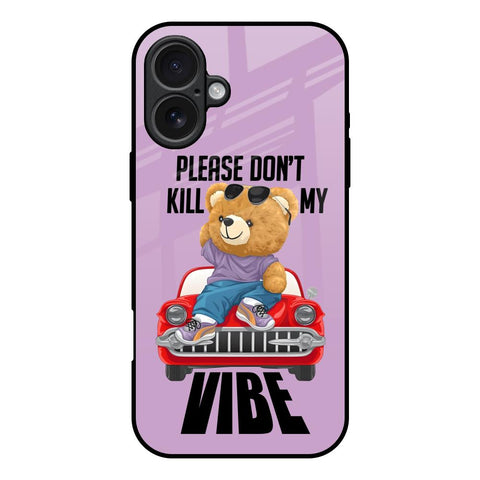 Don't Kill My Vibe iPhone 17 Glass Back Cover Online