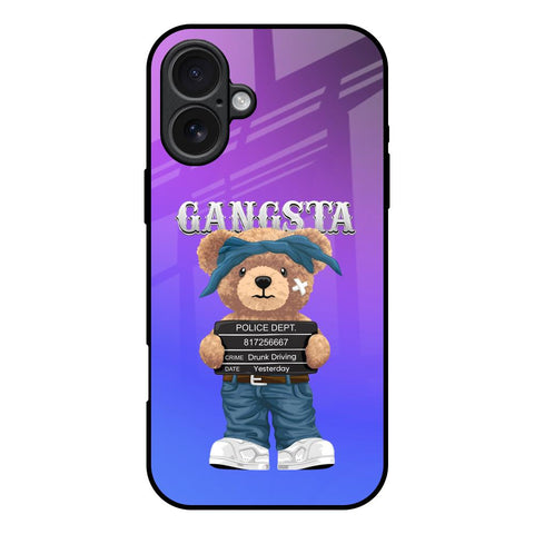 Gangsta Bear iPhone 17 Glass Back Cover Online