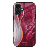 Crimson Ruby iPhone 17 Glass Back Cover Online