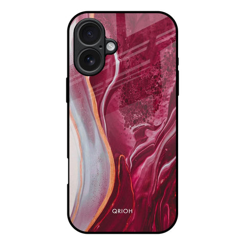 Crimson Ruby iPhone 17 Glass Back Cover Online