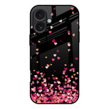 Heart Rain Fall iPhone 17 Glass Back Cover Online