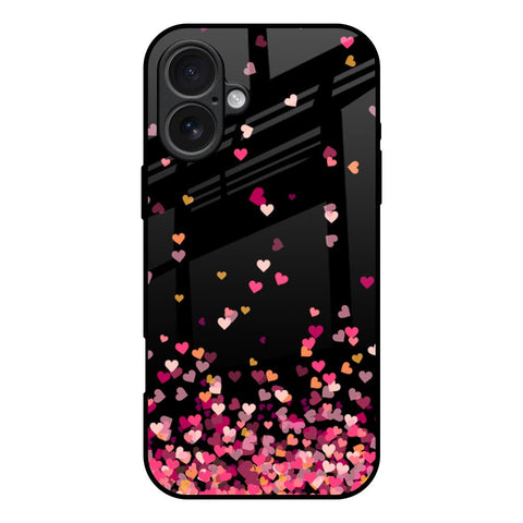 Heart Rain Fall iPhone 17 Glass Back Cover Online