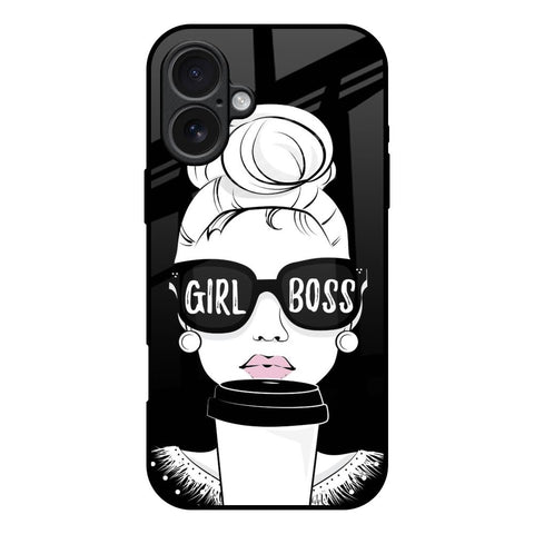 Girl Boss iPhone 17 Glass Back Cover Online