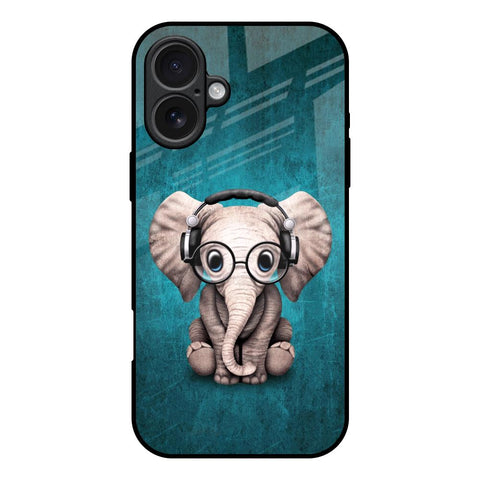 Adorable Baby Elephant iPhone 17 Glass Back Cover Online