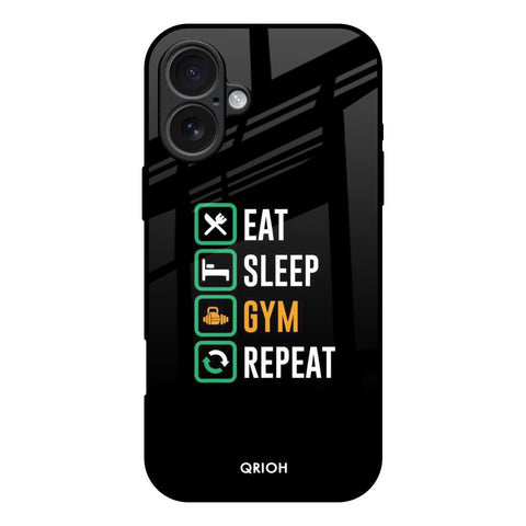 Daily Routine iPhone 17 Glass Back Cover Online