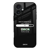 Error iPhone 17 Glass Back Cover Online