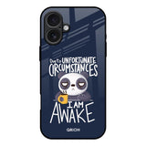 Struggling Panda iPhone 17 Glass Back Cover Online