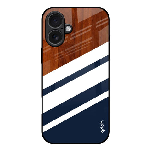 Bold Stripes iPhone 17 Glass Back Cover Online