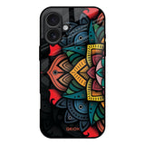 Retro Gorgeous Flower iPhone 17 Glass Back Cover Online