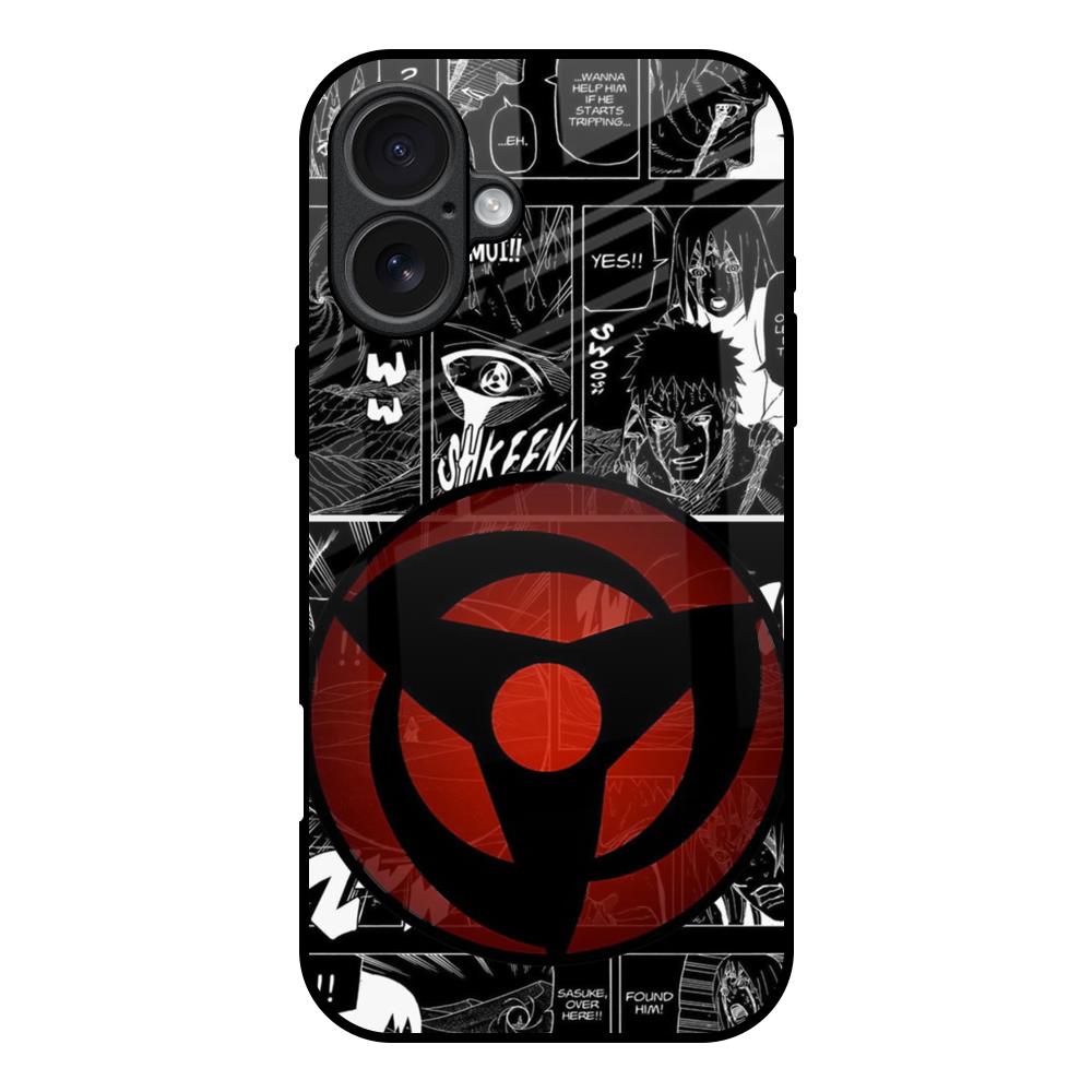 Sharingan iPhone 17 Glass Back Cover Online