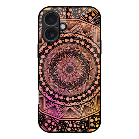 Floral Mandala iPhone 17 Glass Back Cover Online