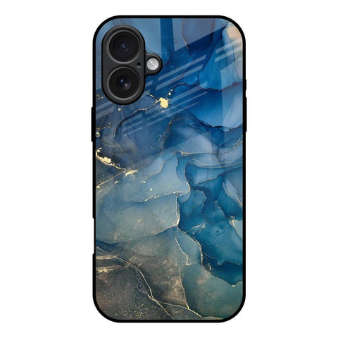 Blue Cool Marble iPhone 17 Glass Back Cover Online