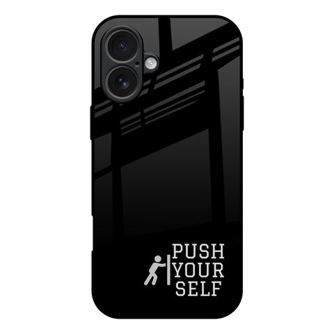 Push Your Self iPhone 17 Glass Back Cover Online