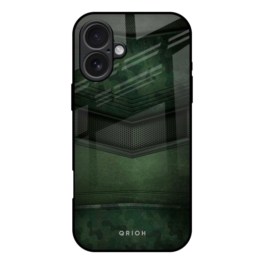 Green Leather iPhone 17 Glass Back Cover Online