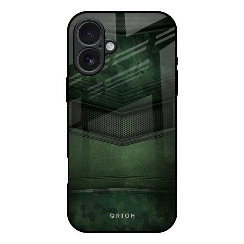 Green Leather iPhone 17 Glass Back Cover Online