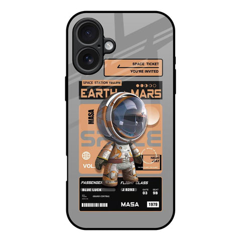 Space Ticket iPhone 17 Glass Back Cover Online