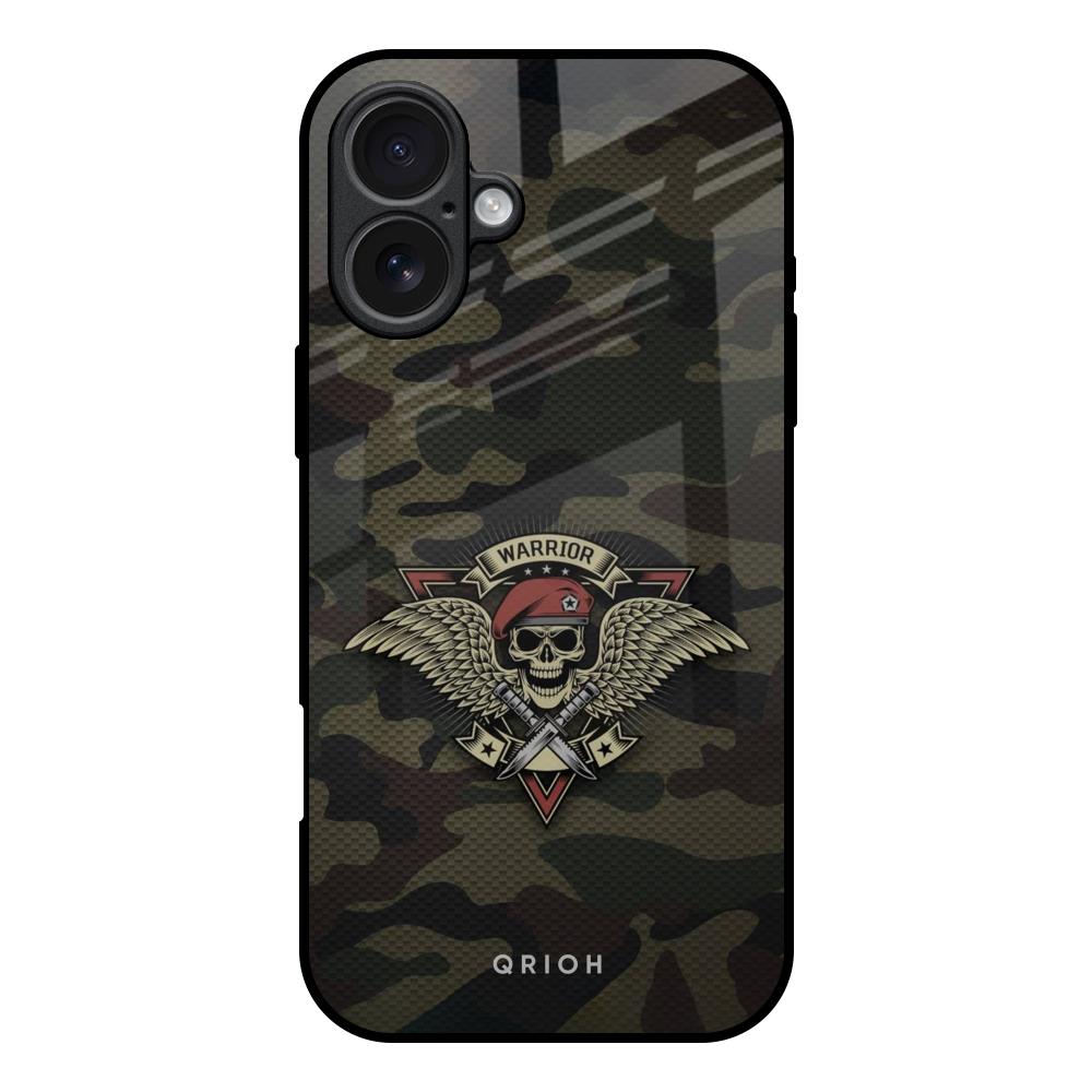 Army Warrior iPhone 17 Glass Back Cover Online