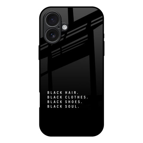 Black Soul iPhone 17 Glass Back Cover Online
