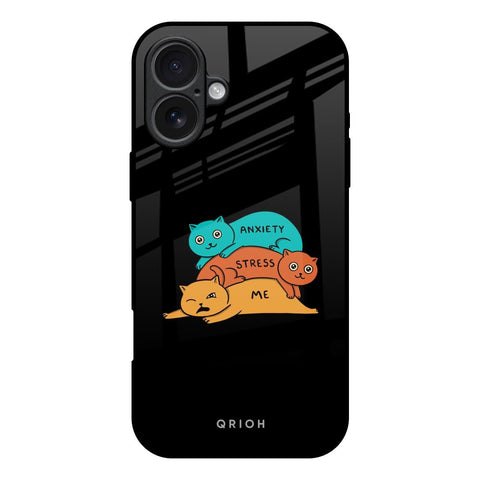 Anxiety Stress iPhone 17 Glass Back Cover Online