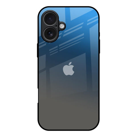 Blue Grey Ombre iPhone 17 Glass Back Cover Online