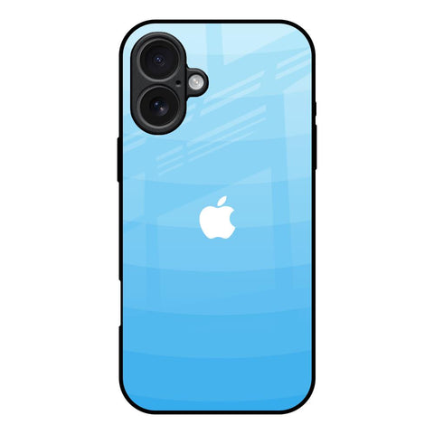 Wavy Blue Pattern iPhone 17 Glass Back Cover Online