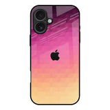 Geometric Pink Diamond iPhone 17 Glass Back Cover Online