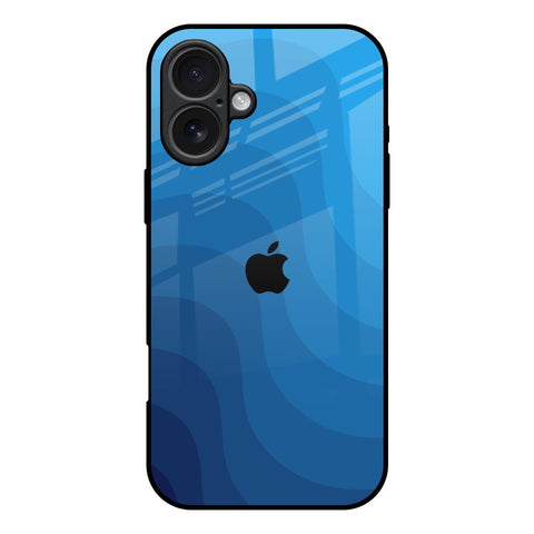 Blue Wave Abstract iPhone 17 Glass Back Cover Online