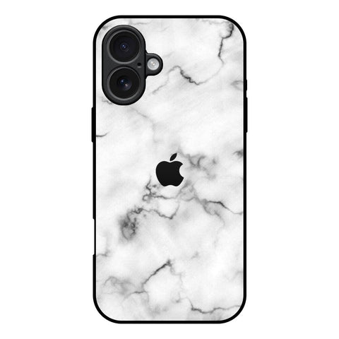 Satin White Marble iPhone 17 Glass Back Cover Online
