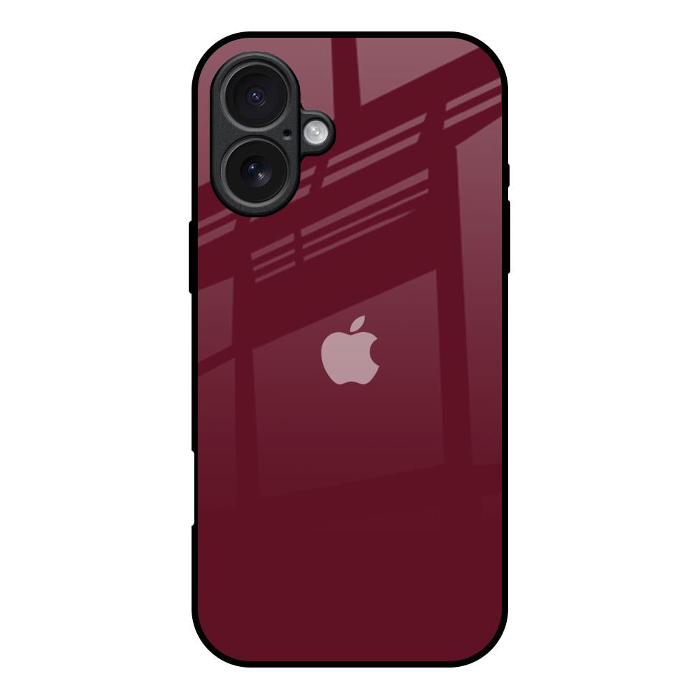 Classic Burgundy iPhone 17 Glass Back Cover Online