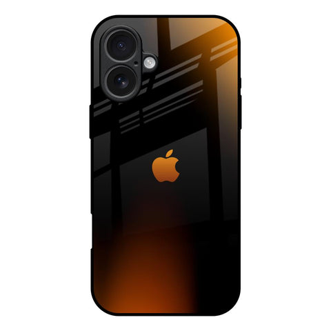 Orange Black Fusion iPhone 17 Glass Back Cover Online